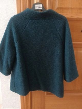 Chaqueta paño Trucco verde M
