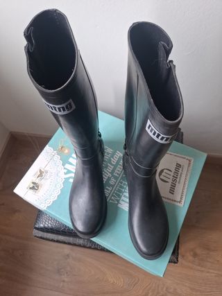 Botas lluvia Mustang negras