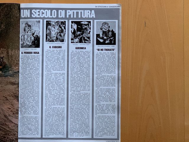 Poster di PABLO PICASSO: "Arlecchino"  del 1923