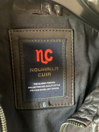 Chaqueta cuero niño 6-7 años NC