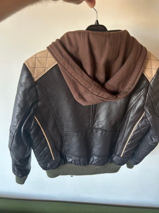Chaqueta cuero niño 6-7 años NC