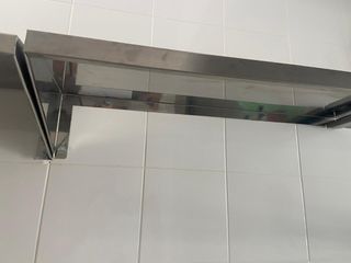 Estantería metalica plata