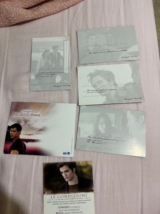 6 cartoline Twilight Saga