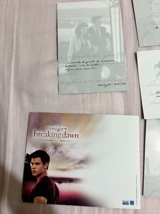 6 cartoline Twilight Saga