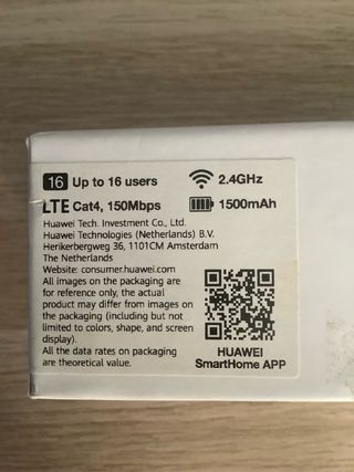 HUAWEI 4G WiFi Móvil - 150Mbps