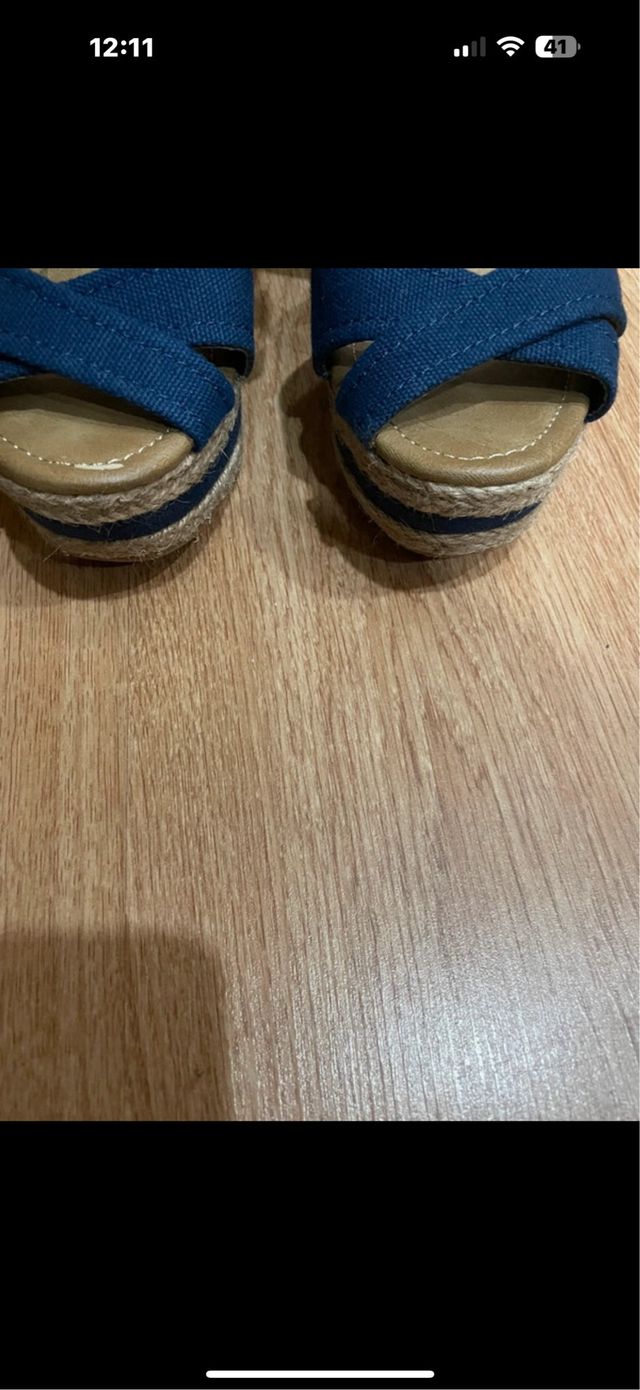 Zeppe estive blu marino