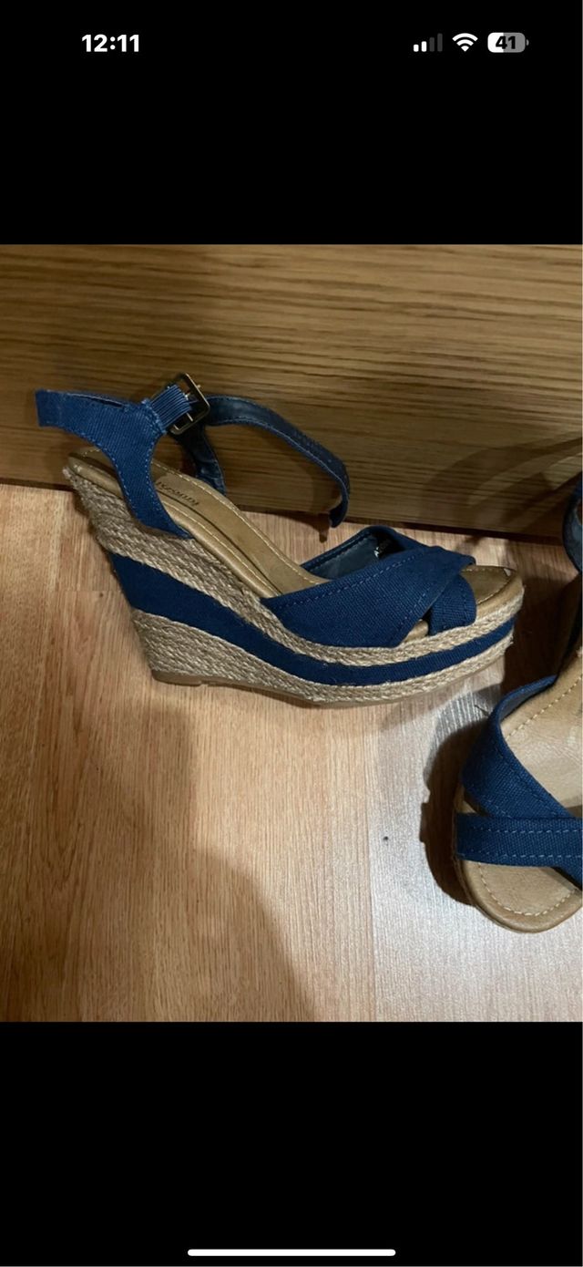 Zeppe estive blu marino