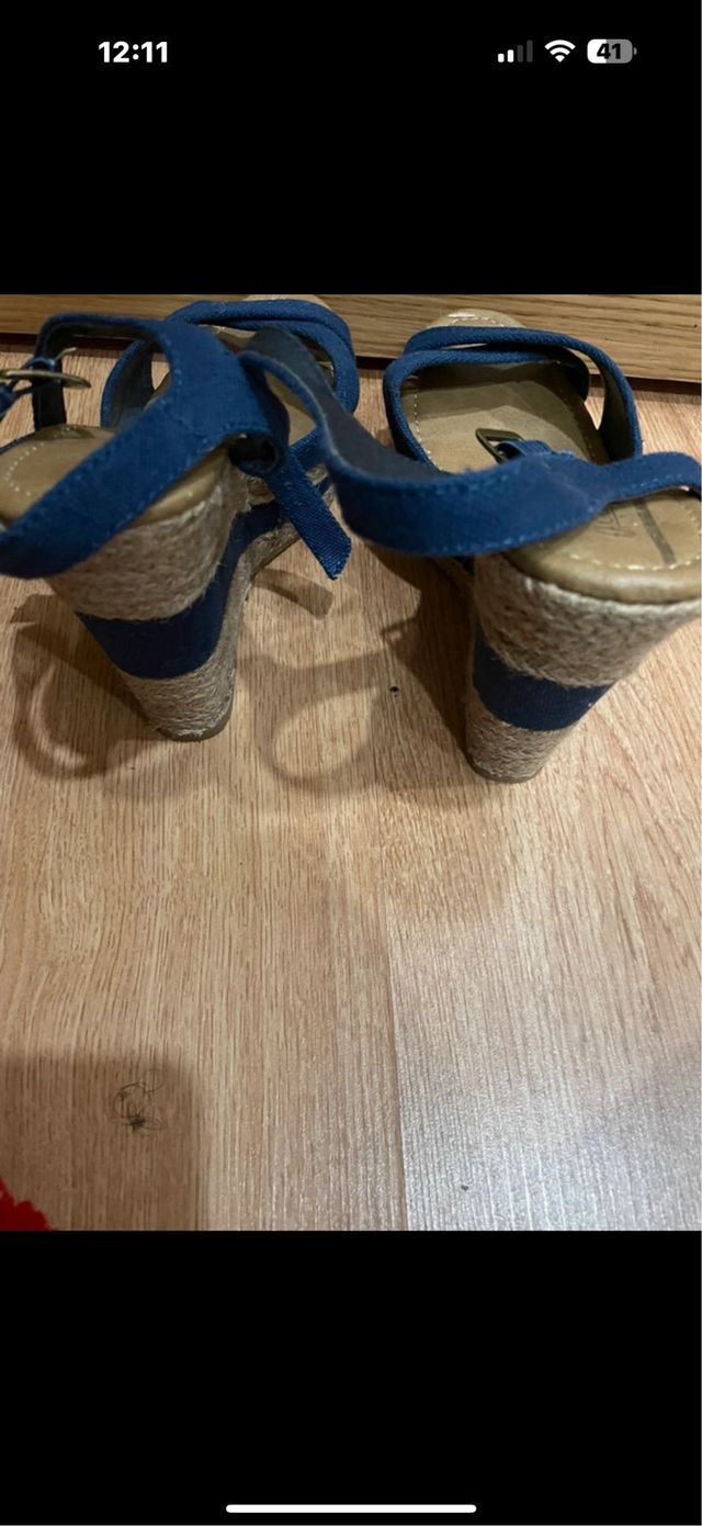 Zeppe estive blu marino