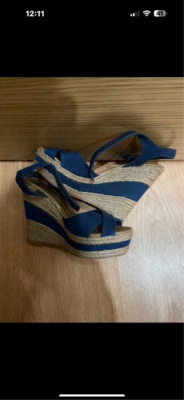 Zeppe estive blu marino