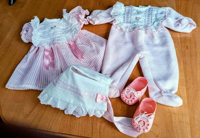Vestidos muñeca: 2 conjuntos