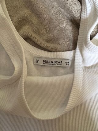 Crop top Bianco Pull&Bear