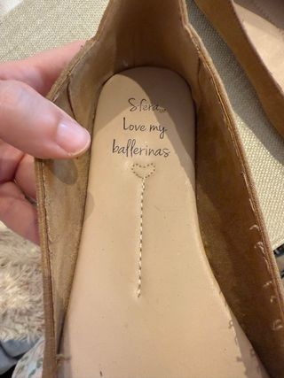 conjunto de bailarinas y sandalias