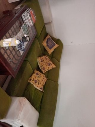 Sofá Chaise Longue Verde