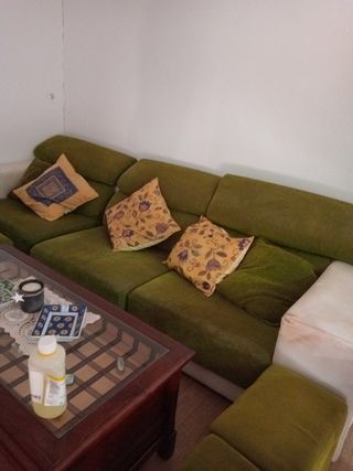 Sofá Chaise Longue Verde
