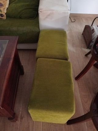 Sofá Chaise Longue Verde
