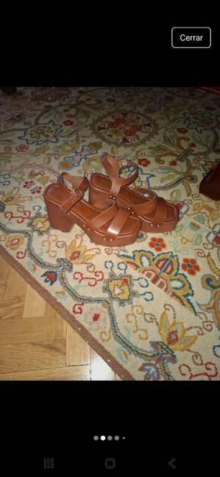Sandalias plataforma marrones