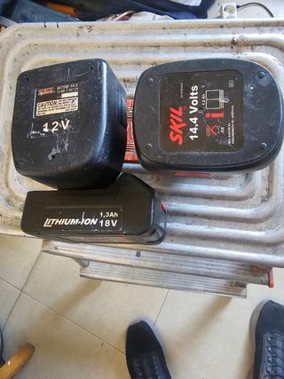 3 baterías para herramientas eléctricas