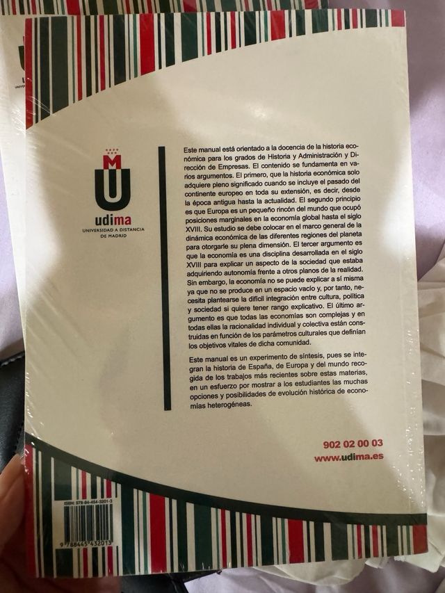 Historia económica española y mundial UDIMA CEF