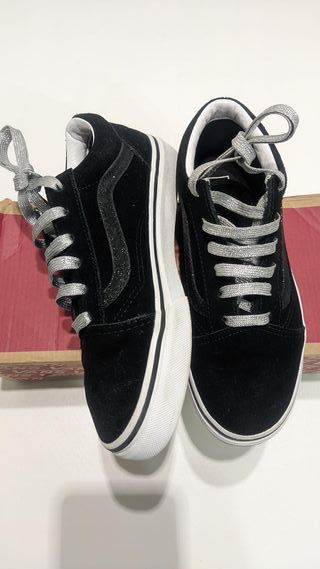 VANS Old Skool negras brill. n36