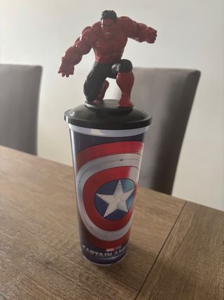 Hulk Rosso - Bicchiere Captain America