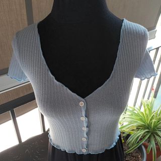 Blusa SHEIN azul - canalé
