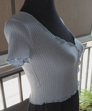 Blusa SHEIN azul - canalé