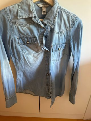 Camisa vaquera Mango - Talla XS