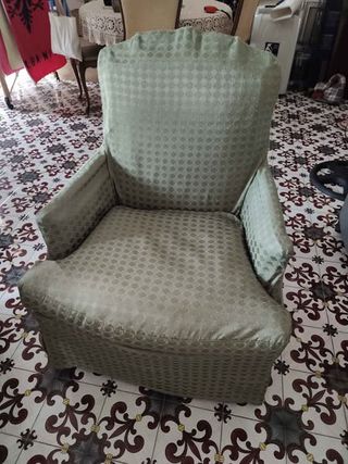 Divani vintage: 3 posti + 2 poltrone