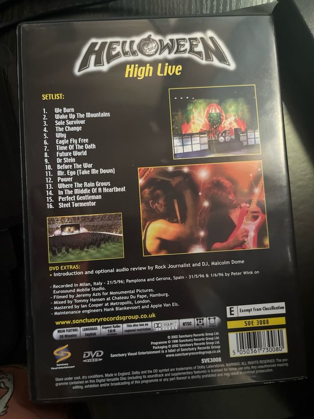 DVD Helloween High Live - Heavy Metal