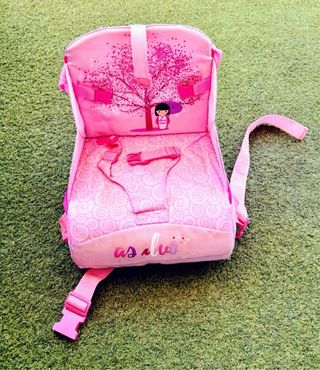 Trona viaje portable rosa Asalub