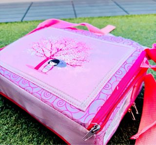 Trona viaje portable rosa Asalub