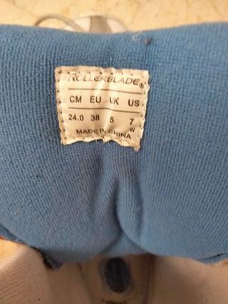 Patines Rollerblade talla 38: ¡Como nuevos!