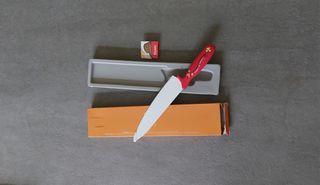 Coltello Egan Ceramica Rosso