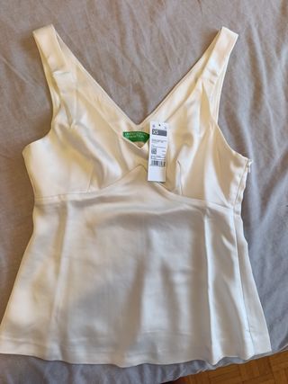 Top Benetton blanco XS