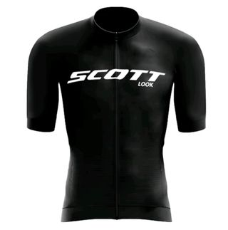 Maillot ciclismo Scott Look negro