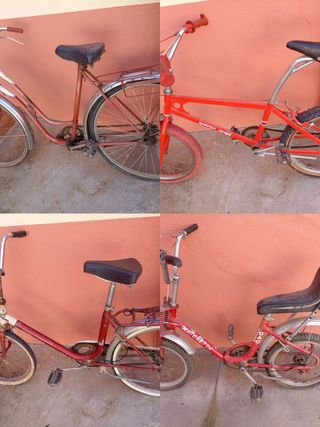 Bicicletas antiguas x4