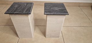 2 colonne decorative in marmo