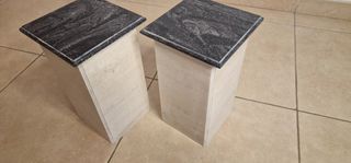 2 colonne decorative in marmo