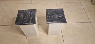 2 colonne decorative in marmo