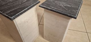 2 colonne decorative in marmo