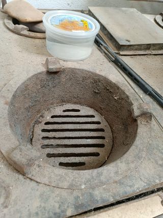 Cocina antigua de leña 