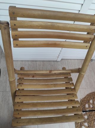 Silla plegable SKLUM de bambú