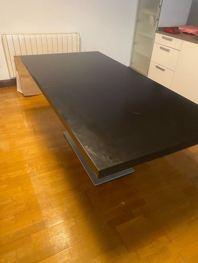 Mesa Comedor extensible negra