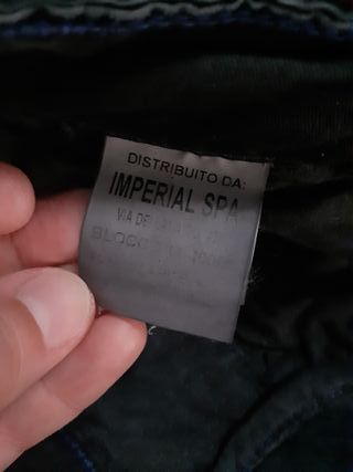 Imperial pantalone jeans nero uomo