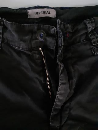 Imperial pantalone jeans nero uomo