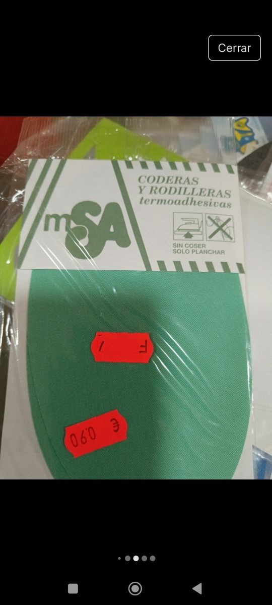 Rodilleras y coderas (180 paquetes)