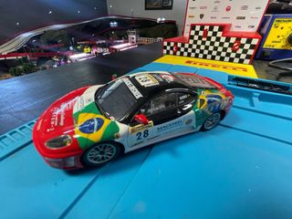 Coche Scalextric Ferrari F430 marca BBR