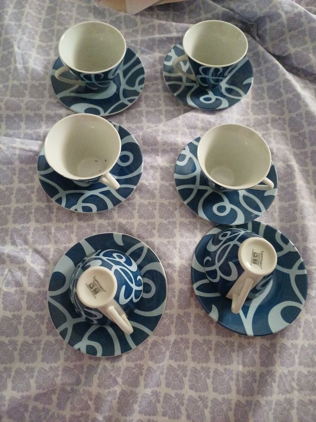 Juego de 6 Tazas de Té