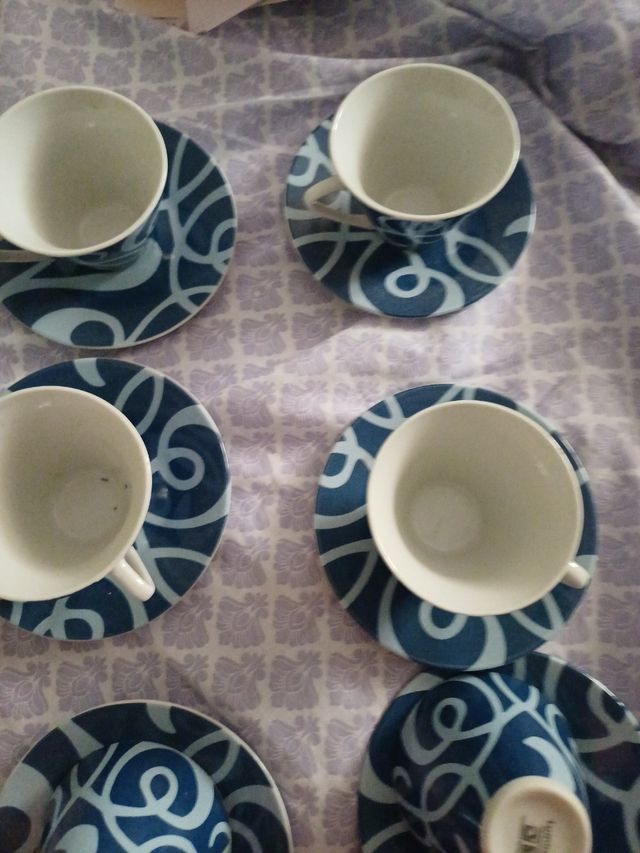 Juego de 6 Tazas de Té
