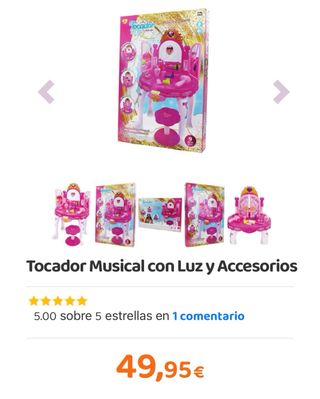 Tocador Musical Infantil Rosa
